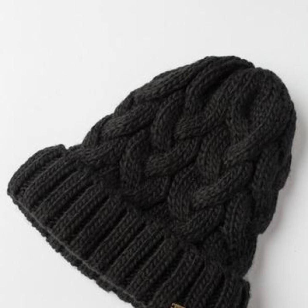 Foldover Warm Satin Lined Knit Beanie